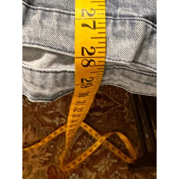 BIBI NWT SZ LGE Denim Trucker Cardigan Sweater Combo Tan Knit Oversized Layering - Picture 16 of 16